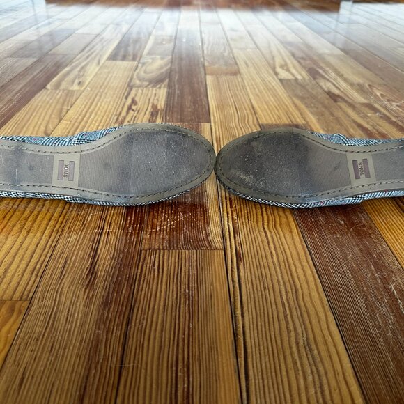 Toms Kelli Womens Size 8.5 Striped Red Tasseled Casual Comfort Flats Shoes - Picture 7 of 7